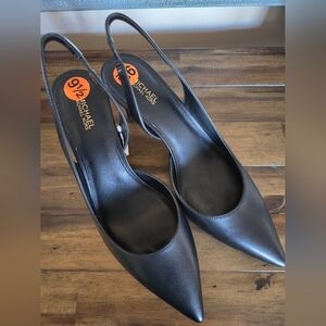 Womens 9.5 Michael Kors Black Heels NEW